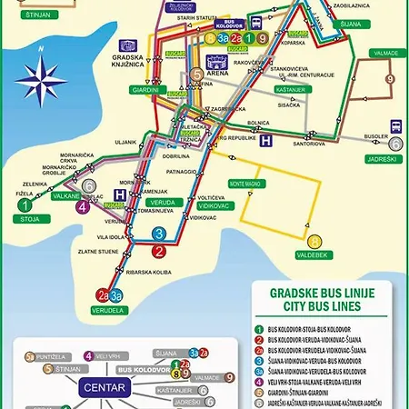 Lägenhet Leut Apartment, 3min Beach, 15min Center Pula